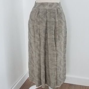Oleg Cassini | Vintage Midi Pleated Skirt (A45)
